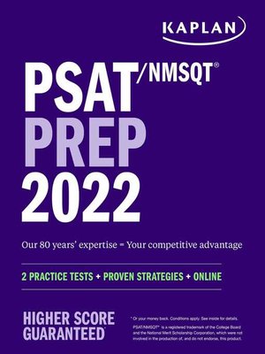 cover image of PSAT/NMSQT Prep 2022